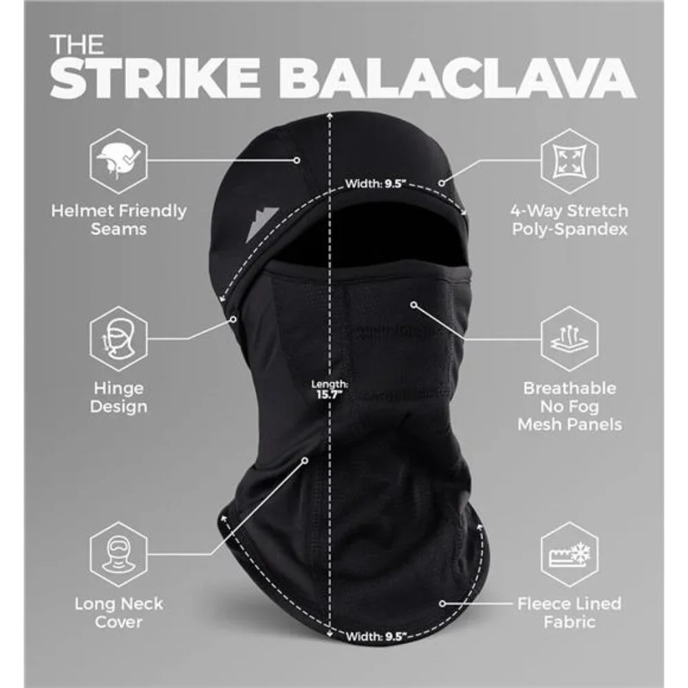 Balaclava Ski Mask - Winter Face Mask for Men & Women - Cold Weather Gear